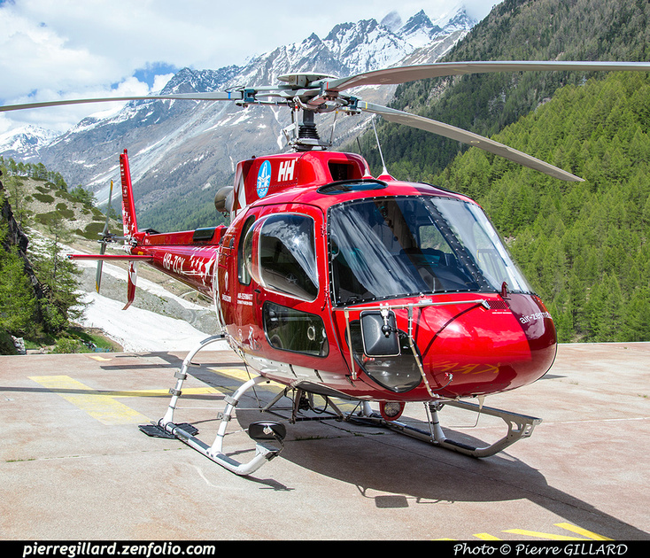 Pierre GILLARD: Air Zermatt - Zermatt Heliport &emdash; 2018-524085