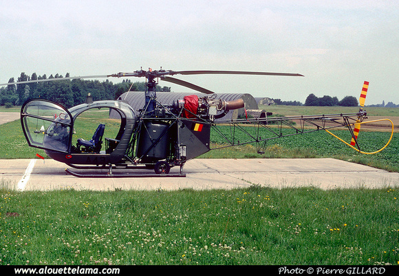 Pierre GILLARD: Aéronefs : Alouette II Astazou &emdash; A43-006444