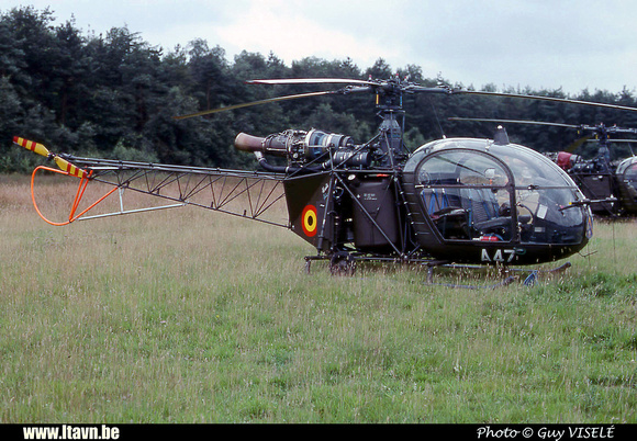 Pierre GILLARD: Aéronefs : Alouette II Astazou &emdash; A47-030131
