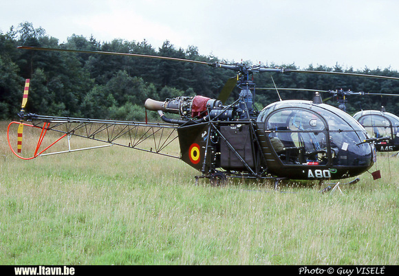 Pierre GILLARD: Aéronefs : Alouette II Astazou &emdash; A80-030145