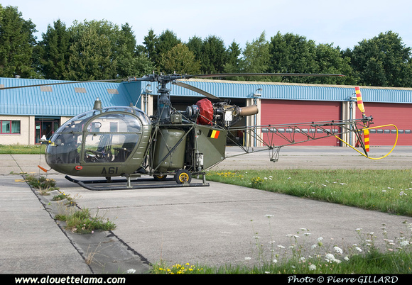 Pierre GILLARD: Aéronefs : Alouette II Astazou &emdash; A61-003654