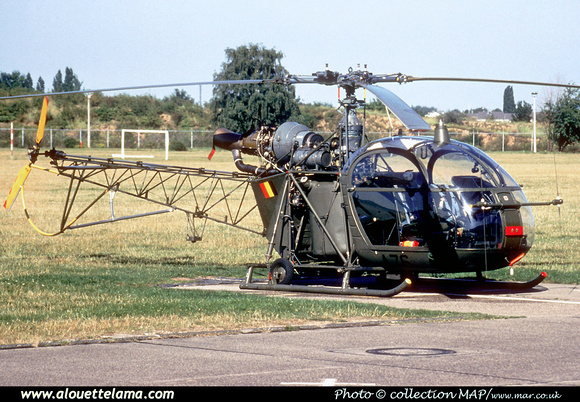Pierre GILLARD: Aéronefs : Alouette II Astazou &emdash; A76-006586