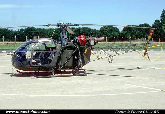 Pierre GILLARD: Aéronefs : Alouette II Astazou &emdash; A79-006598