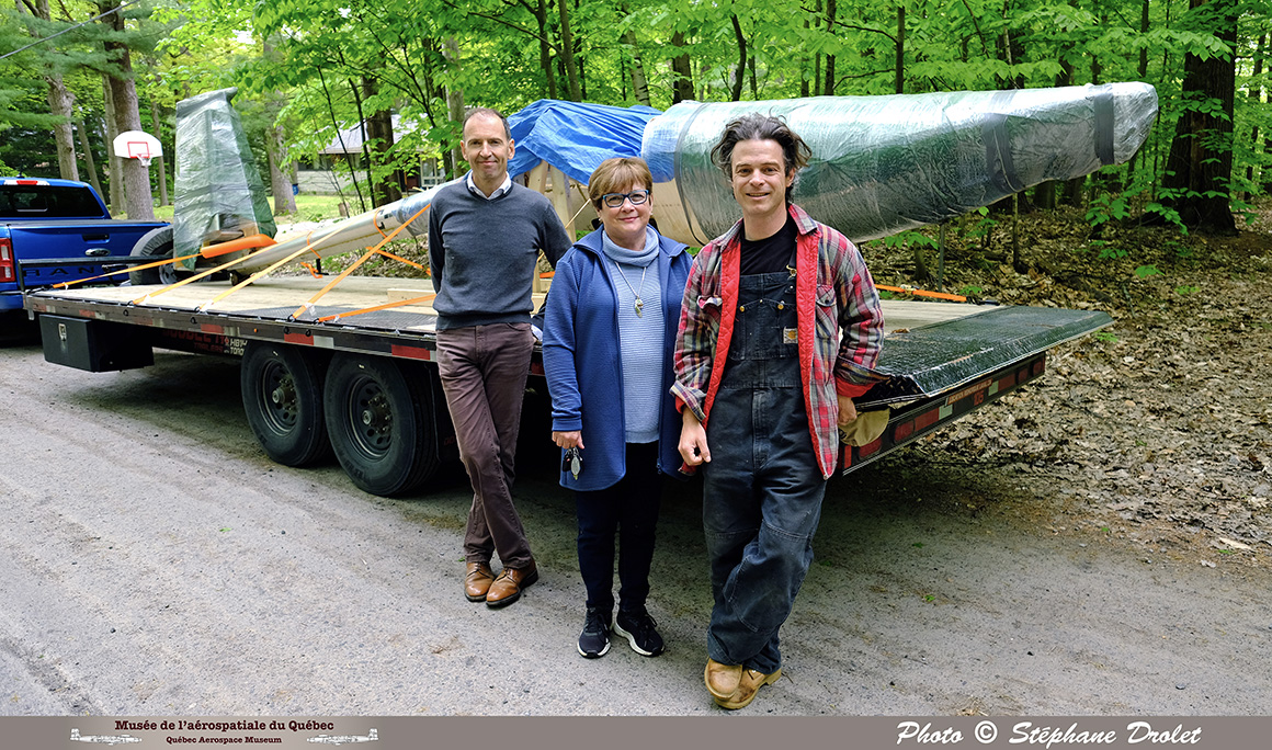 Pierre GILLARD: 2023-05-20 - Transport du fuselage à Saint-Hubert &emdash; 2023-SDR-8858