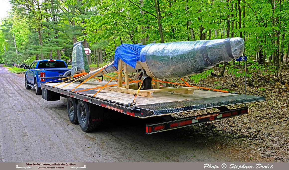Pierre GILLARD: 2023-05-20 - Transport du fuselage à Saint-Hubert &emdash; 2023-SDR-8855