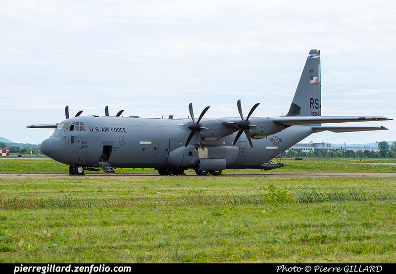 Pierre GILLARD: 2022-07-14 - Lockheed C-130J Hercules de la U.S. Air Force à Saint-Hubert &emdash; 2022-807411