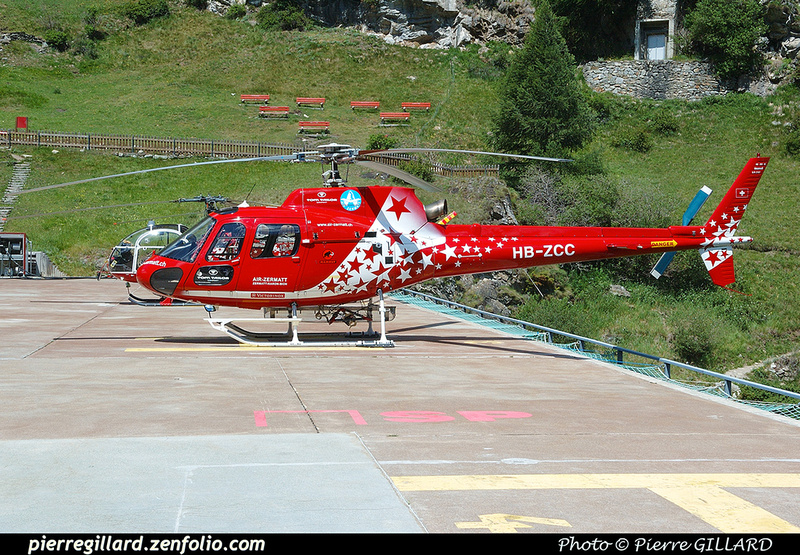 Pierre GILLARD: Air Zermatt - Helicopters &emdash; 000998