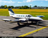 2020-09-17 - Arrivée du Cessna 421B C-GADG à l'ÉNA