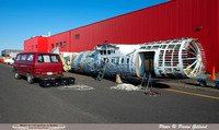 2021-11-06 - Recyclage de composants du fuselage du De Havilland Canada DHC-8 N831PH à l’ÉNA