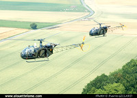 2005-07-13 : Vol au-dessus de la Belgique avec trois Alouette II