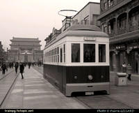 Chine : Beijing Qianmen Street Tramways