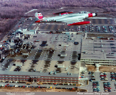 Pierre GILLARD: Avro CF-100 #100760 as Pratt & Whitney Canada JT15D Flying Test Bed &emdash; 010439
